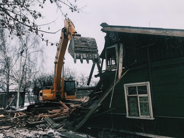 Еще три дома снесут по улице Железнодорожная в поселке станции Внуково
