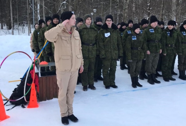 Военно-спортивную игру среди кадетских классов провели во Внуковском