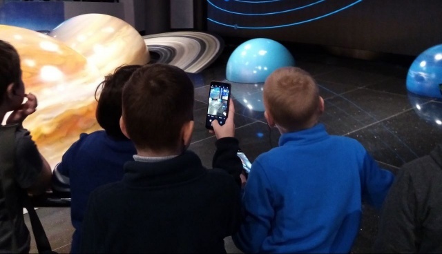 Ученики школы №1788 посетили Московский планетарий 
