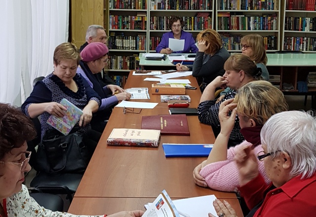 Заседание Совета ветеранов прошло в деревне Рассказовка