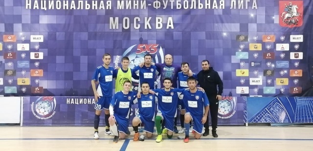 Футболисты из команды «Солнцево Парк» одержали вторую победу в Национальной мини-футбольной лиге