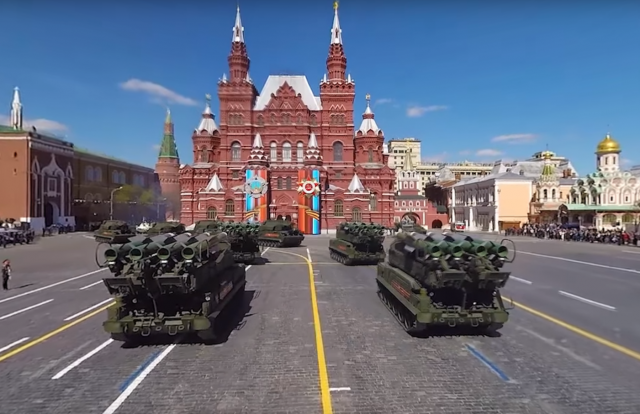 Панорамное видео генеральной репетиции парада Победы опубликовали в сети интернет