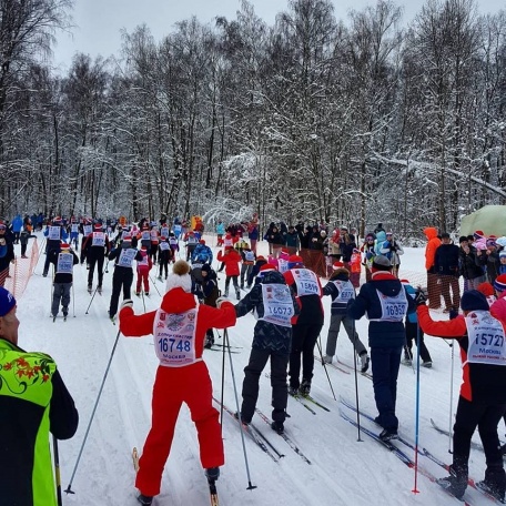 Спасатели новой Москвы приняли участие в лыжной гонке «Лыжня России-2018»