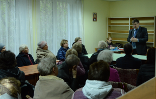 Встреча главы администрации с жителями деревни Рассказовка