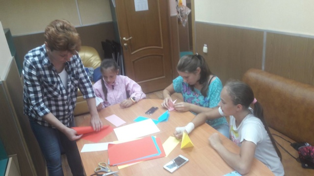 Мастер-класс по оригами прошел во Внуковском