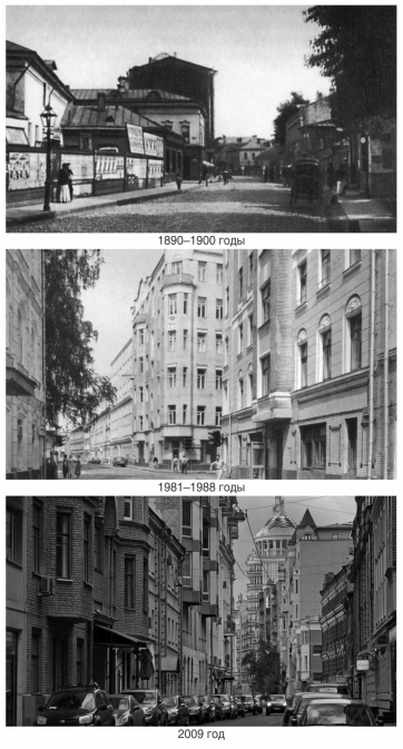 Исторические изменения Малой Бронной улицы