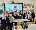 Ученики школы №1788 приняли участие во Всемирном дне сердца